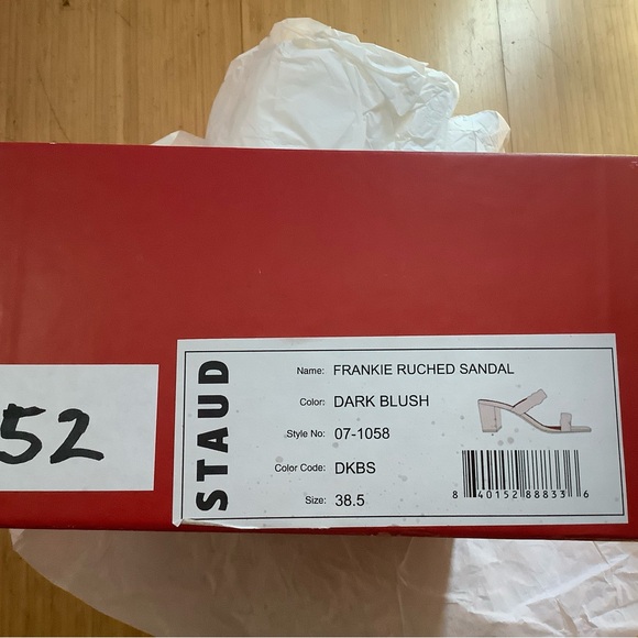 STAUD Blush Ruched Slide Mules - Picture 3 of 4